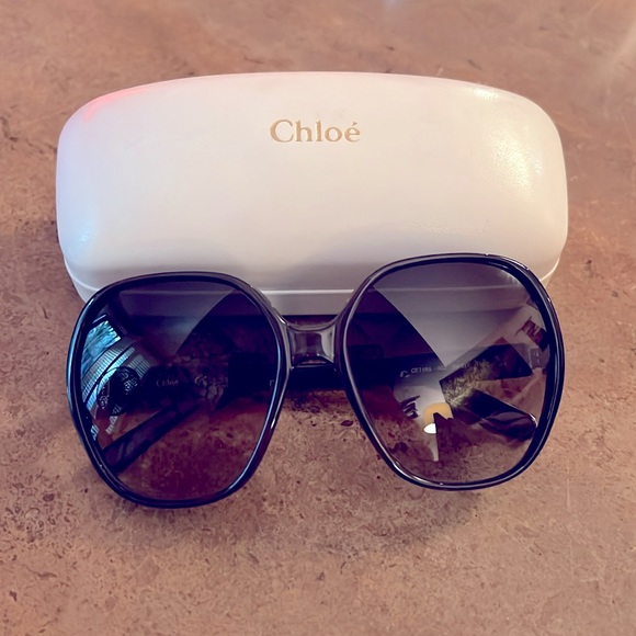 Chloe Grey Gradient Ladies Sunglasses CE718S00259 - Picture 3 of 3